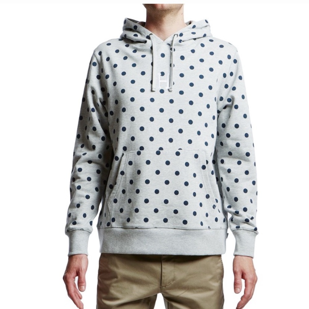 HUF Black polka dot hoodie